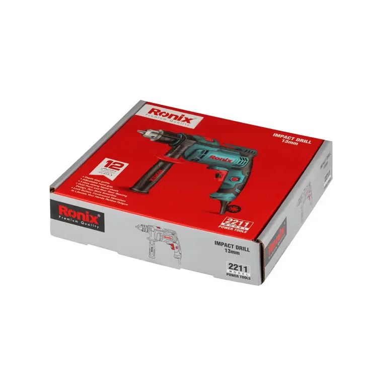 دریل برقی چکشی 13 میلی متری رونیکس 2211