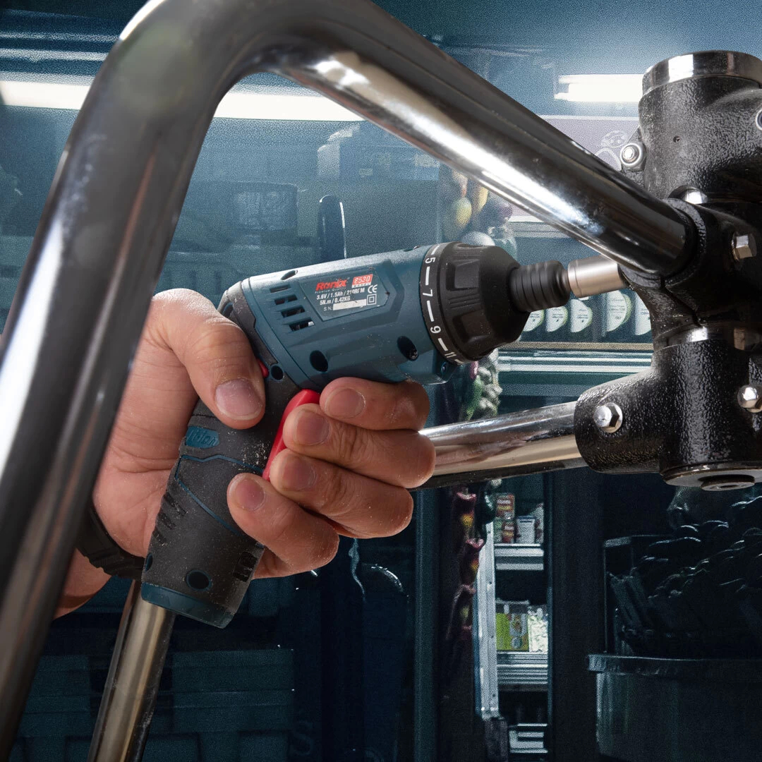 پیچ گوشتی شارژی تاشو رونیکس 8530