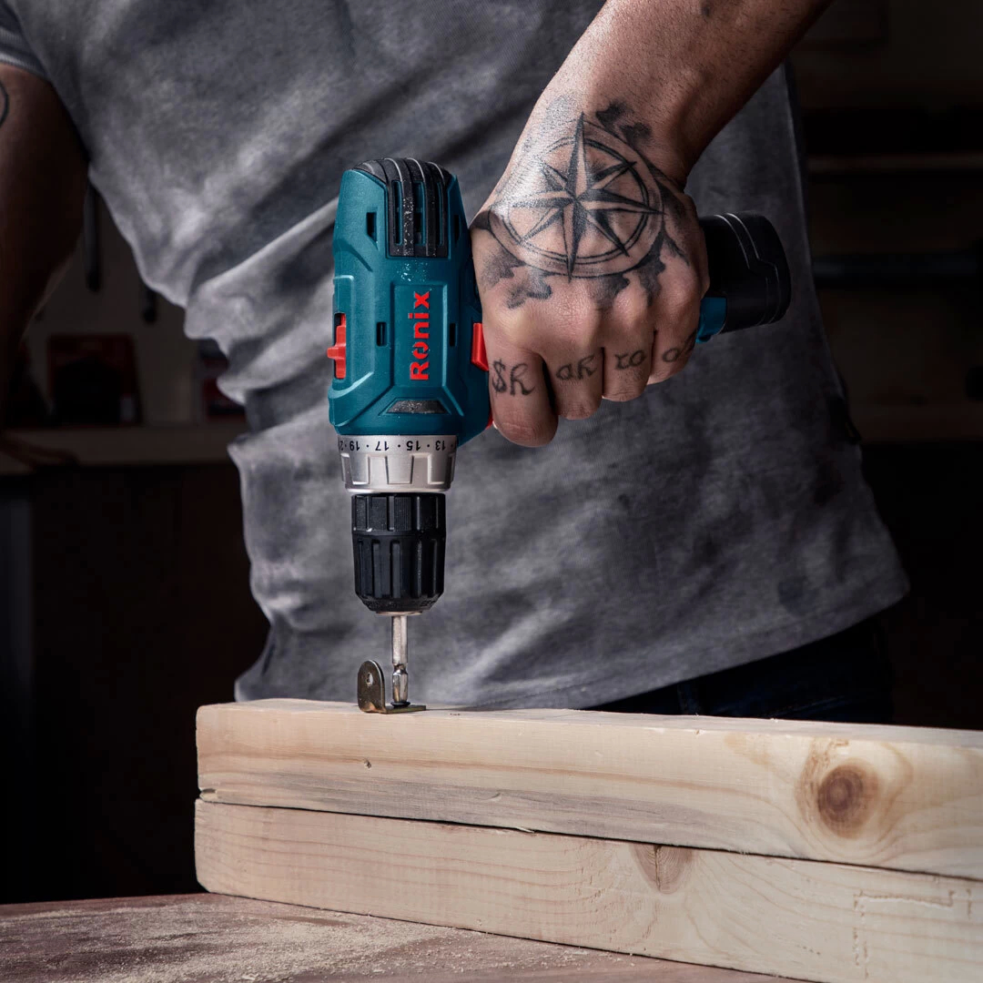 دریل پیچ گوشتی شارژی رونیکس 8012c