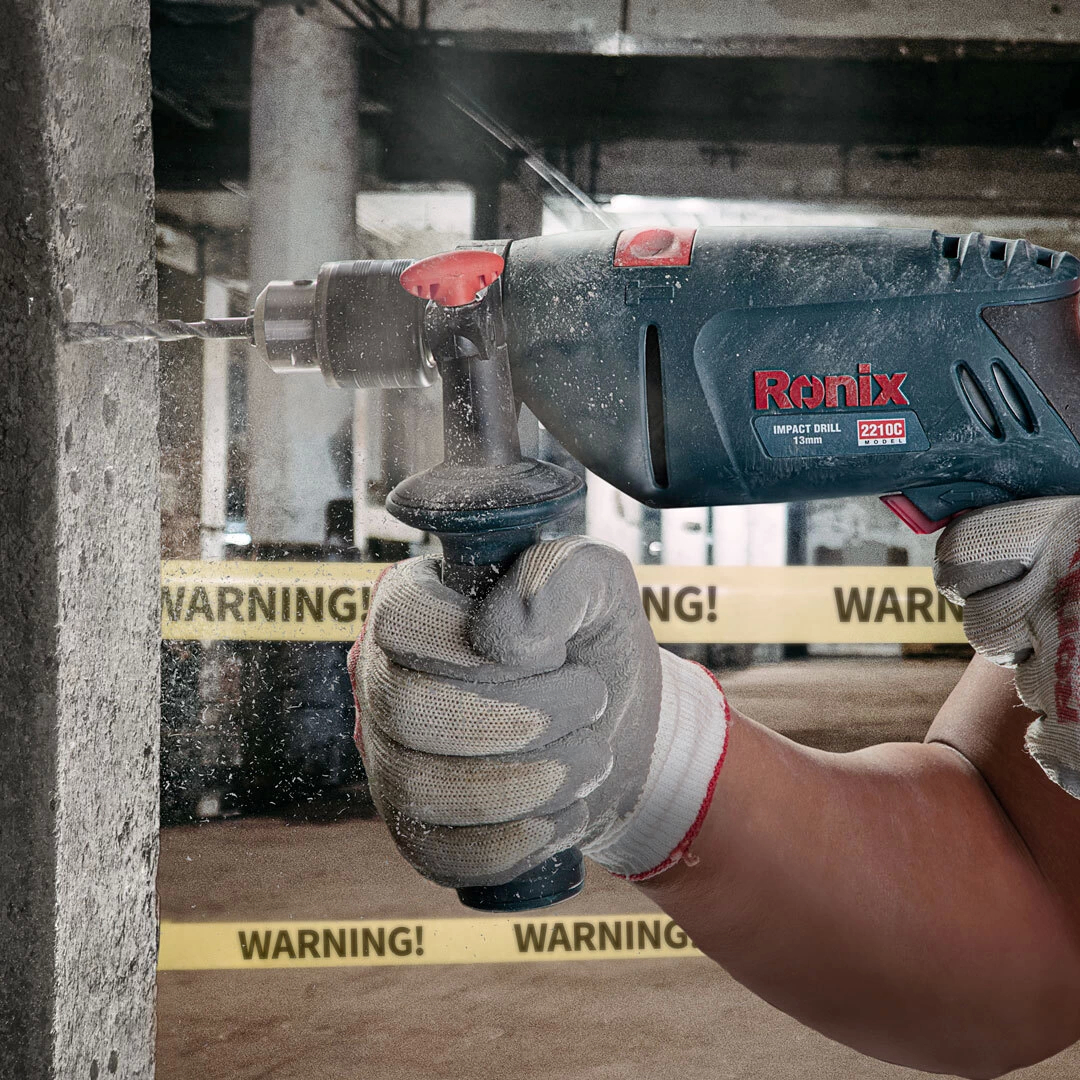 دریل برقی چکشی 810 وات رونیکس -2210c