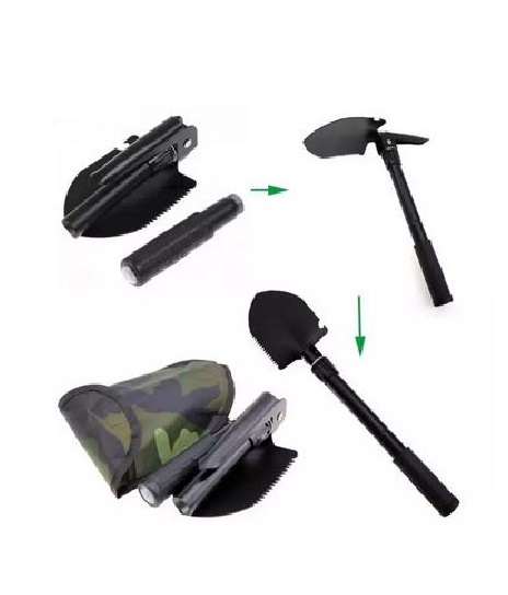 بیلچه سفری تاشو چند کاره