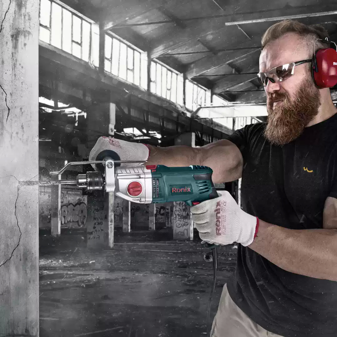 دریل گیربکسی برقی 1050 وات رونیکس 2221