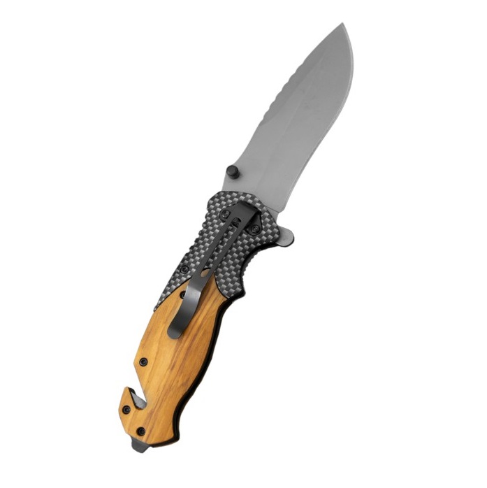 چاقو برونینگ دسته چوبی