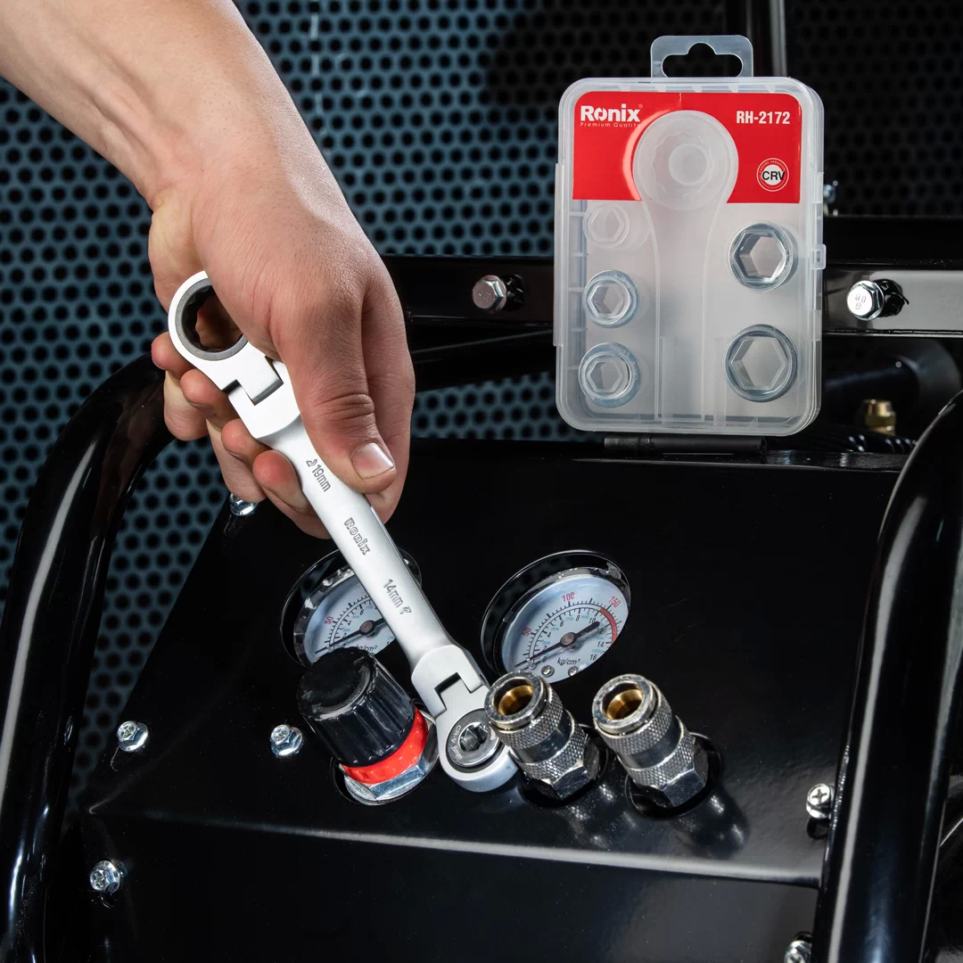 آچار جغجغه دسته تاشو رونیکس 2172