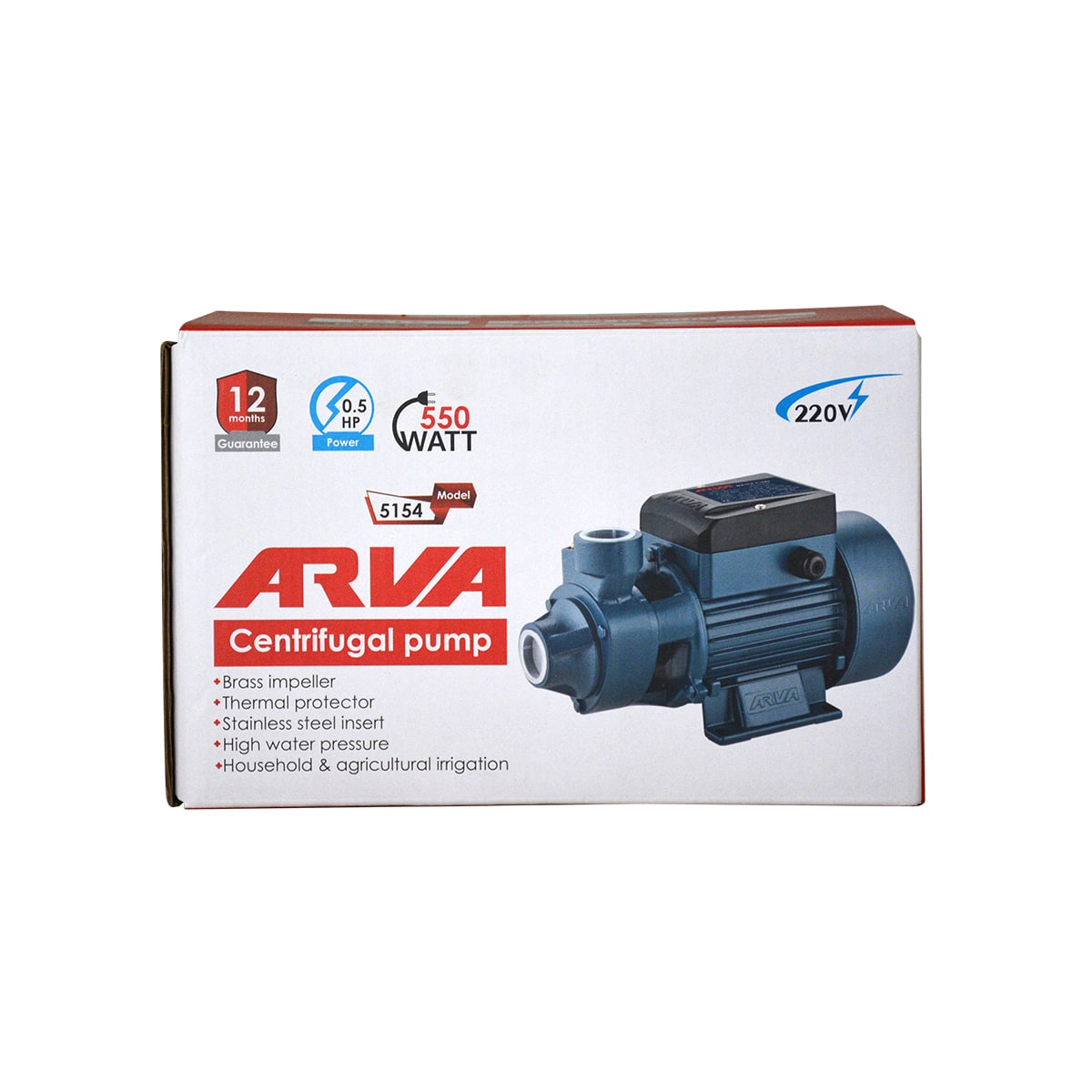 پمپ آب 0.5 اسب بخار آروا  5154