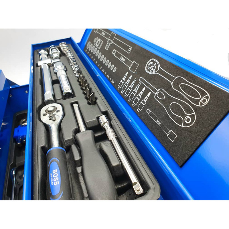 قیمت و خرید مجموعه 85 عددی جعبه ابزار باس مدل BS-TOLS-85