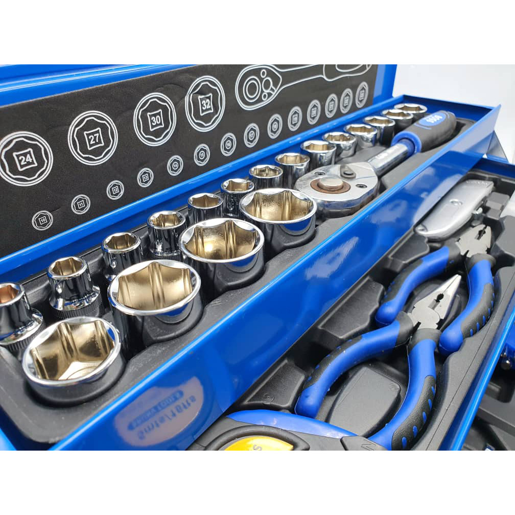 قیمت و خرید مجموعه 85 عددی جعبه ابزار باس مدل BS-TOLS-85